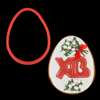 вырубка для пряника Яйцо большое 85 115